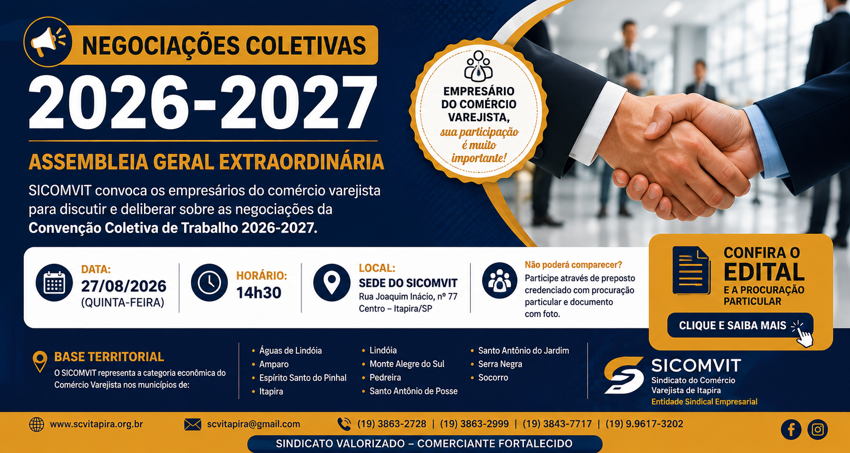 Negociações Coletivas de Trabalho 2026-2027
